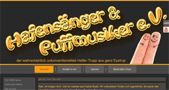 Desktop Screenshot of hafensaenger-und-puffmusiker.de